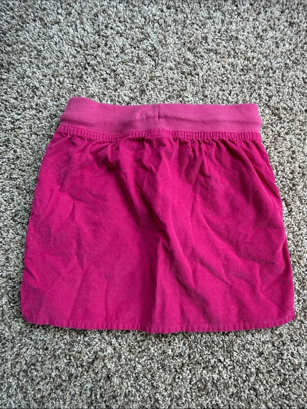 Carter's Hot Pink Corduroy Drawstring Skirt size 7